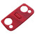 Red Carbon Fiber Front Reading Light Frame Trim Cover Fit for Ford Mustang 2009‑2013