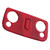 Red Carbon Fiber Front Reading Light Frame Trim Cover Fit for Ford Mustang 2009‑2013