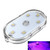 Car Ceiling Light Touch Control USB Charging Mini Compact Car Roof Light LED Reading Lamp Pink Purple