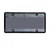 License Plate Covers, 2 PCS Clear License Plate Frames with 4 Holes Screw and Caps, Licence Plate Protector, American License Plate Shield Set, Black