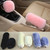 Plush Car Hand Brake Cover Set Auto Car Handbrake Cover Sleeve Gear Set