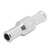 1 Way Nonreturn Check Valve Aluminium Alloy Silver for Water Oil Diesel Petrol Fuel Line10mm/0.39in