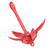 3.3lbs Foldable Grapnel Anchor Stainless Steel Hardware for Boat Yacht Rafts Canoes Kayaks