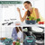 Electric Lunch Box with Carry Bag Portable Fast Food Heater 110V-12V, 1.5L Large Heated Lunch Boxes for Work Home Car