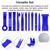 38pcs Trim Removal Tool Kit Car Pry Tool Door Panel Audio Stereo Trim Remover Tool Auto Clip Pliers Fastener Remover with Zipper Storage Bag