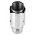 Stainless Steel Car Tail Throat Exhaust Tip 63mm 2.5in Inlet 89mm 3.5in Outlet with Blue Light Universal Accessory