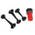 12V Universal 5 Air Horns Compressor Loud Musical Sound Trumpet Kit for Car Truck Boat (Black)