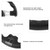 320mm/12.5in Car Sport Steering Wheel with Horn Button Universal Auto Modified PartsBlack