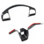 Steering Wheel Trim Carbon Fiber Color ABS Easy Installation Replacement for Mustang Mach‑E