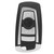 Remote Car Key Shell Case 4 Button Replacement for 5 Series 7 Series 550i 535i 528i X3