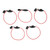 5Pcs Fuse Holder 12V 30A Refractory Waterproof Bendable Removable Dustproof In Line Fuse Holders