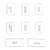 8pcs Air Conditioner Button Knob Cover Trim Replacement for MercedesBenz EClass W212 201015