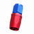 AN6 Racing Oil / Fuel Line Hose End Swivel Male Fitting Adapter Blue Red Color 0 Degree