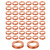 50pcs Oil Drain Plug Gasket 1102601M02 Copper Oil Crush Washers Replacement for Infiniti EX35 FX35 FX45 FX50 G20 G25 G35