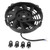 7 Inch Black Universal Electric Radiator Cooling Fan 10 Blades Slim Fan Push Pull DC 12V for Cars
