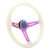 Luminous Steering Wheel 14in Acrylic Day White/Night Green Universal for Car Racing ATV Kart UTV