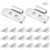 50pcs 20g/0.71oz P Style Tire Wheel Balancing Weights Clip On Balancing for Steel Wheels