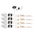 100pcs Carburetor Repair Parts Professional Carb Rebuild Set Replacement for CB550K CB550 1977‑1978