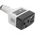 12V/24V Mobile Power Converter USB Auto Charger for Mobile Phone Charging Black