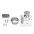 Push Button Latch Cabinet Catch Lock Door Knob Universal for Yachts Motorhome Camper Caravan