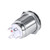 12mm Waterproof Metal Momentary Push Button Switch High Flush 4 Pin Red LED 2V