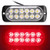 Car 12LEDs Emergency Ultrathin Warning Flashing Strobe Light Truck Side Lamp 12-24VRed
