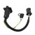6‑24V 7 Pin to 7 and 4 Pin Trailer Adapter Coiled Trailer Wiring Plug Harness Connector with Mounting Bracket for Trailer RV Caravan