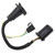 6‑24V 7 Pin to 7 and 4 Pin Trailer Adapter Coiled Trailer Wiring Plug Harness Connector with Mounting Bracket for Trailer RV Caravan
