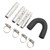 Engine Heater Core Bypass Kit 5/8in 3/4in Hose Fitting Aluminum Universal for Most Common Heater Hoses