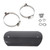 Motorcycle Exhaust Middle Pipe Heat Shield Link Tube Protector Cover Heel Guard (#4)