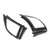 Steering Wheel Button Panel Trim Moulding Cover Carbon Fiber Precise Fit Replacement for Fiat 500 2012 to 2015