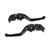 2pcs Brake Clutch Lever Set Extendable Adjustable CNC Aluminum Alloy Replacement for DUCATI Streetfighter PanigaleBlack