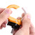 Universal Aluminum Alloy Motorcycle Helmet Bag Carry Holder Hanger Hook Claw Yellow