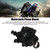 Motorcycle Phone Stand 540 Degree Adjustable Aluminum Alloy Handlebar Bike Mobile Phone Holder Black