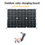 Solar Panel System 18V 20W Solar Panel 30A Charge Controller with Dual USB Car Solar Inverter Kit Complete Power Generation Supply for Mobile Phones Sports cameras, and 12V Car Batteries