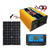 Solar Panel System 18V 20W Solar Panel 30A Charge Controller with Dual USB Car Solar Inverter Kit Complete Power Generation Supply for Mobile Phones Sports cameras, and 12V Car Batteries