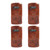 4 Sets 330MHz Smart Remote Key Fob LED 4 Channel Wireless Remote Control Duplicator for Gate Garage Door