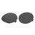 Front Rear Bumper Tow Hook Cover BHN1 50 EL1 BB Black Towing Eye Hook Cap Replacement for Mazda 3 2014‑2019