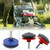 2pcs Universal Lawn Mower Blade Sharpener Grinding Power Drill Garden Kit for Power Drill Hand Drill