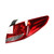 Tail Light 9671332080 Right Side Powerful Light Transmission Smooth Surface Replacement For Peugeot 408 2010‑2014