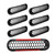 Black Front Bumper Grille with Lock Hole Fits for Jeep Wrangler JK 2007-2017