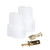 T-Type 2 Pin Power Plug Car Radio Cable Connectors Set Fit for Kenwood