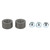 Wheel Stud Installer Tool Kit With 3/4in Hex Nuts M12x1.25 M12x1.5 M14x1.5 22800 for Automobile Light Truck