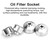 7pcs Cap Oil Filter Wrench Socket Set Car Hand Remover Tool Kit 3/8inch Square Drive Car Fuel Filtering Device