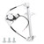 Car Window Regulator Front Left Modification Replacement for Ford Falcon / Fairmont / XR6 / XR8