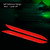 2pcs Self Adhesive Light Reflective Decal Safety Warning Sticker Car Truck Alert Decor (Red)