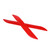 2pcs Self Adhesive Light Reflective Decal Safety Warning Sticker Car Truck Alert Decor (Red)