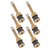 10 Pcs Valve Stems Straight Brass Heavy Duty Clamp in Tubeless Truck Tire Valve Core