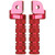 Motorcycle Front Foot Peg Rest CNC Aluminum Modification for YAMAHA MT‑03 MT‑07 MT‑09 MT‑10 MT‑25Red