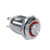 12mm Waterproof Metal Momentary Push Button Switch High Flush 4 Pin Red LED 2V